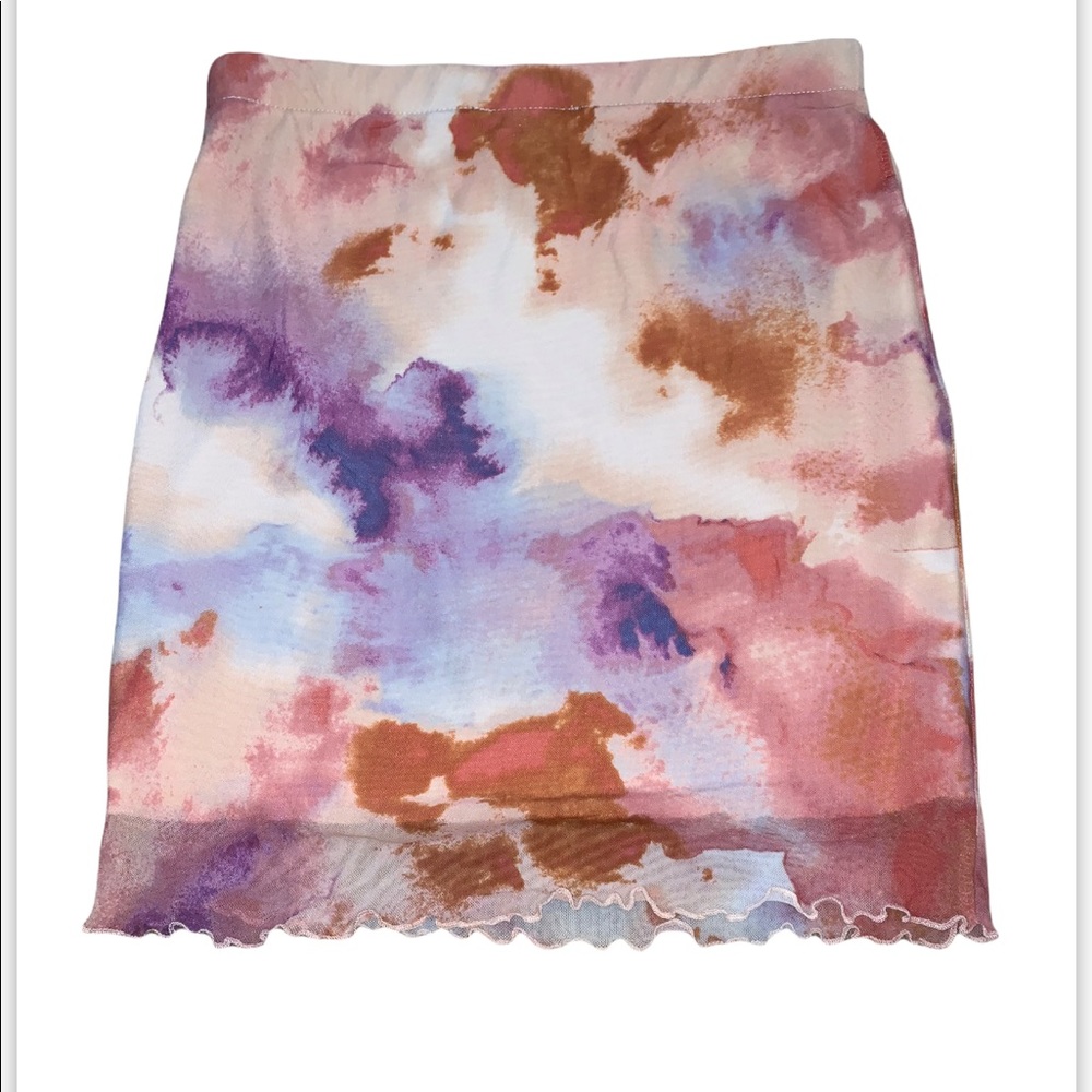 Watercolor skirt
